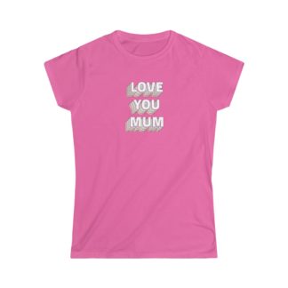 T-shirt femme LOVE YOU MUM