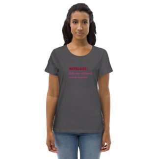 T-shirt moulant écologique femme ANTILLAISE