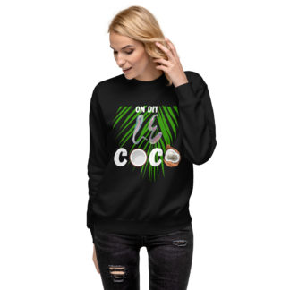 Sweatshirt premium unisexe LE COCO