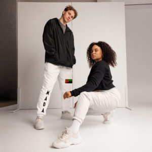 Pantalon de survêtement unisexe blanc MADA