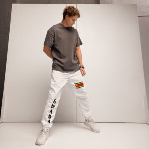Pantalon de survêtement unisexe blanc GWADA