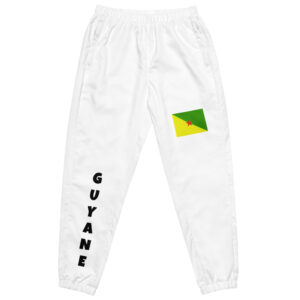 Pantalon de survêtement unisexe blanc GUYANE