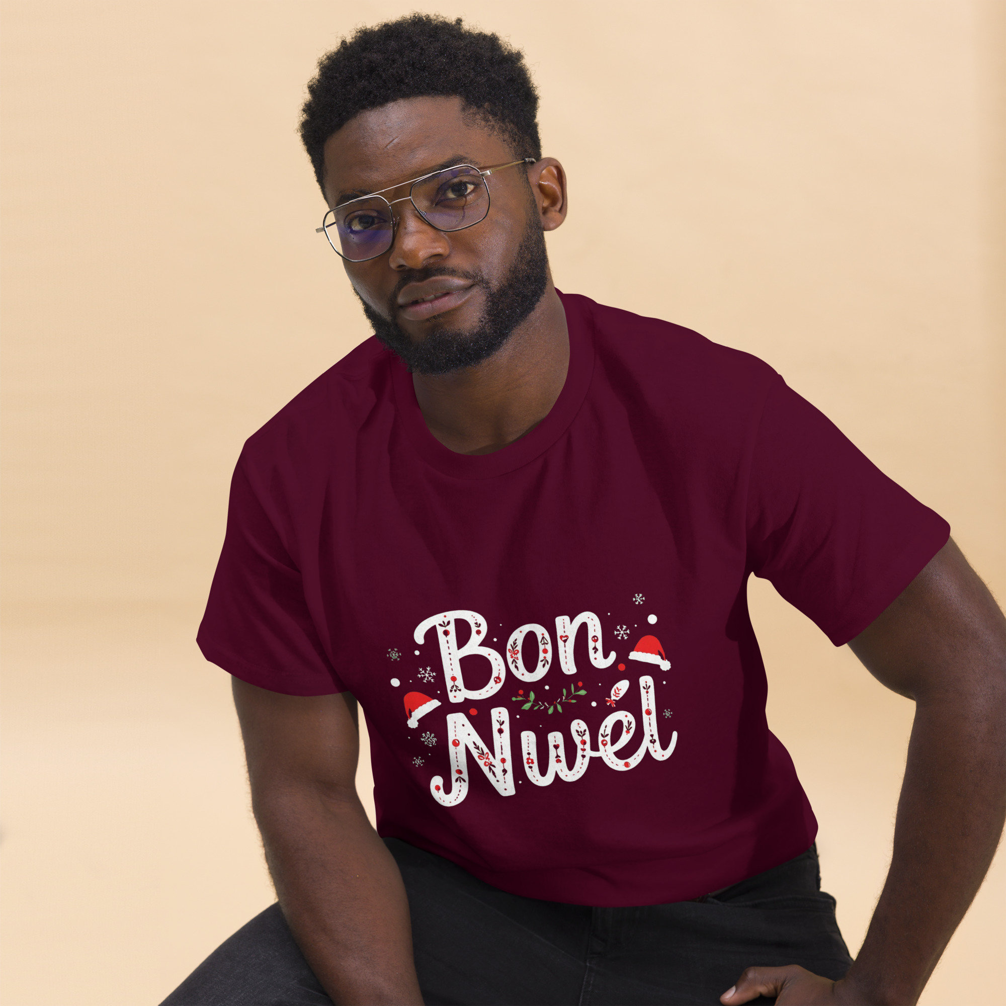 T-shirt classique unisexe BON NOWEL – Image 4