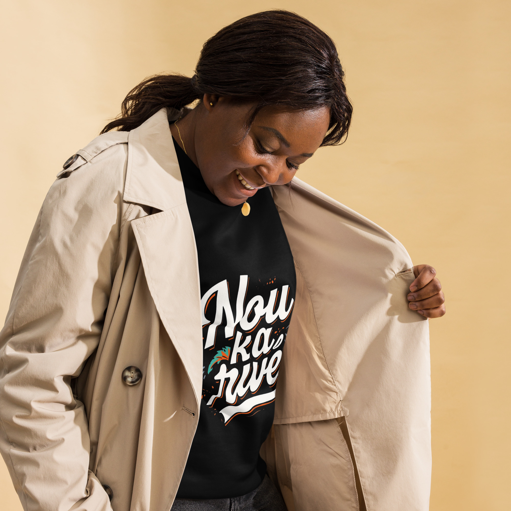 Sweatshirt premium unisexe NOU KA RIVE NUDEN – Image 5