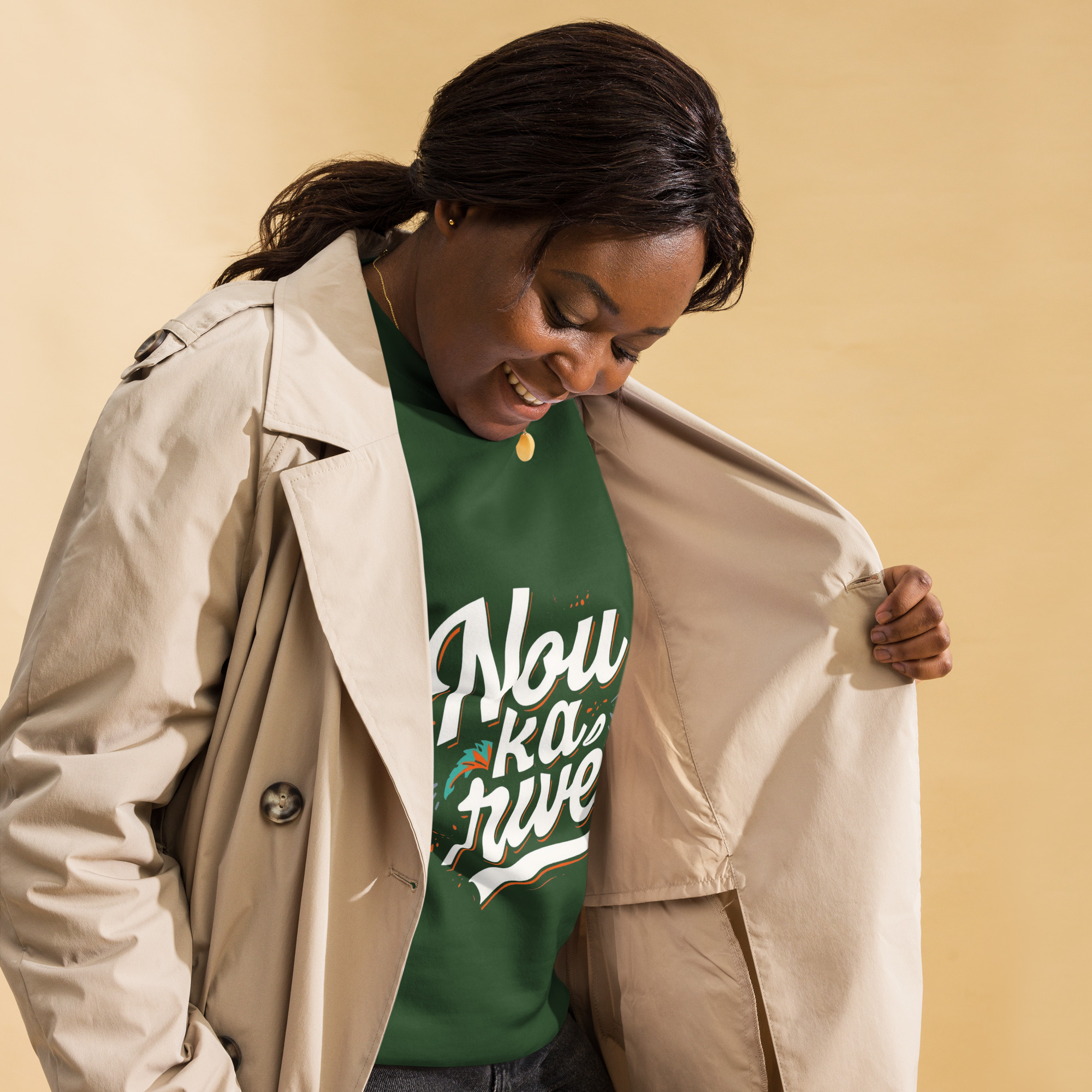 Sweatshirt premium unisexe NOU KA RIVE NUDEN – Image 19