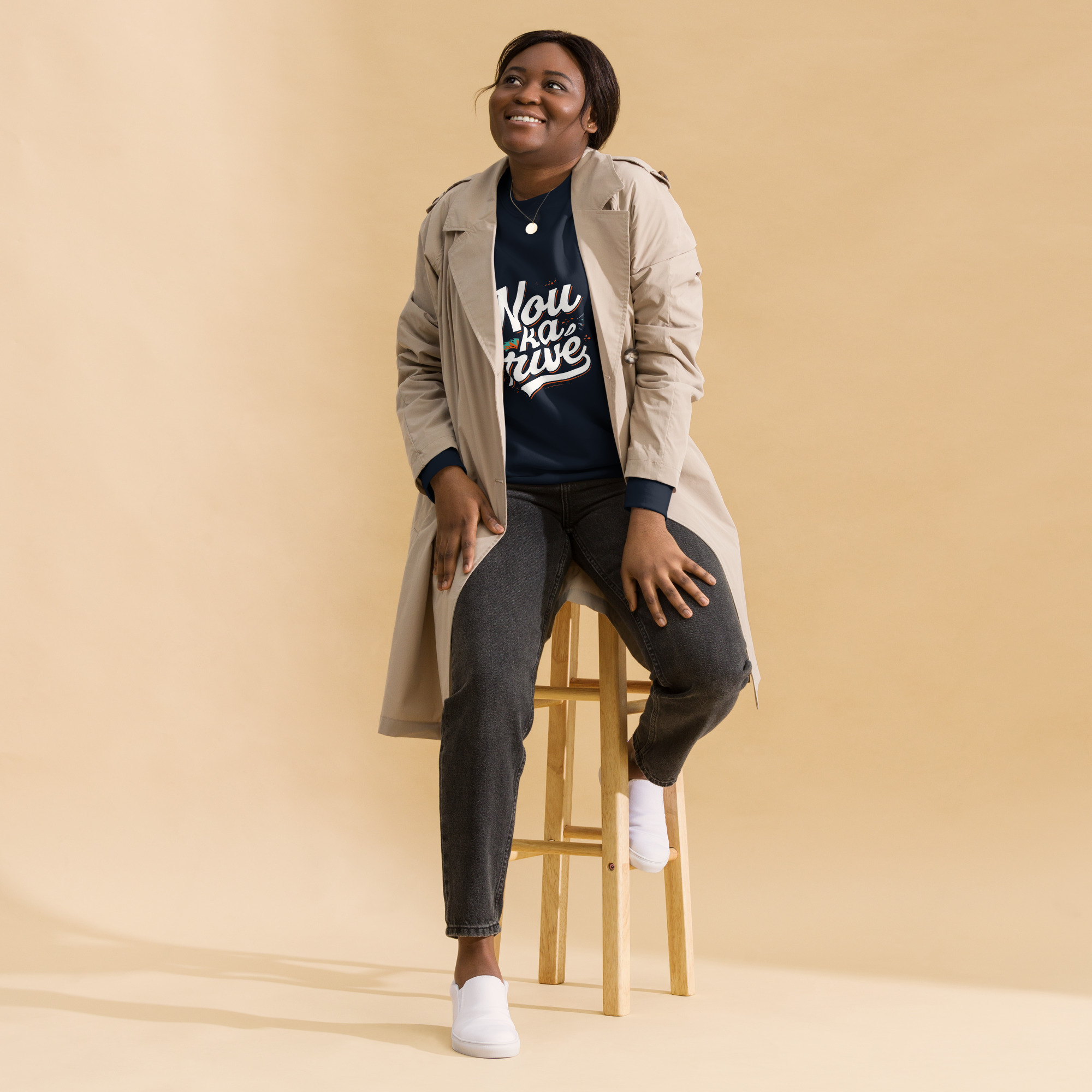 Sweatshirt premium unisexe NOU KA RIVE NUDEN – Image 8