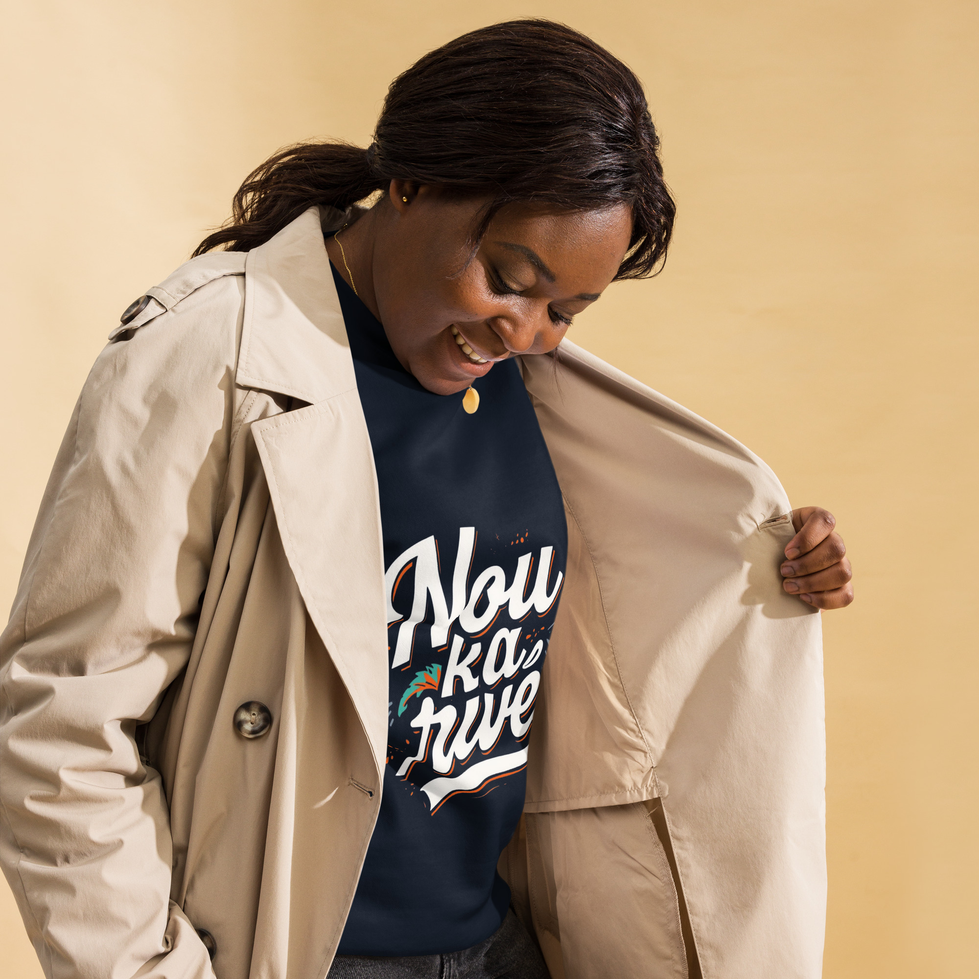 Sweatshirt premium unisexe NOU KA RIVE NUDEN – Image 7