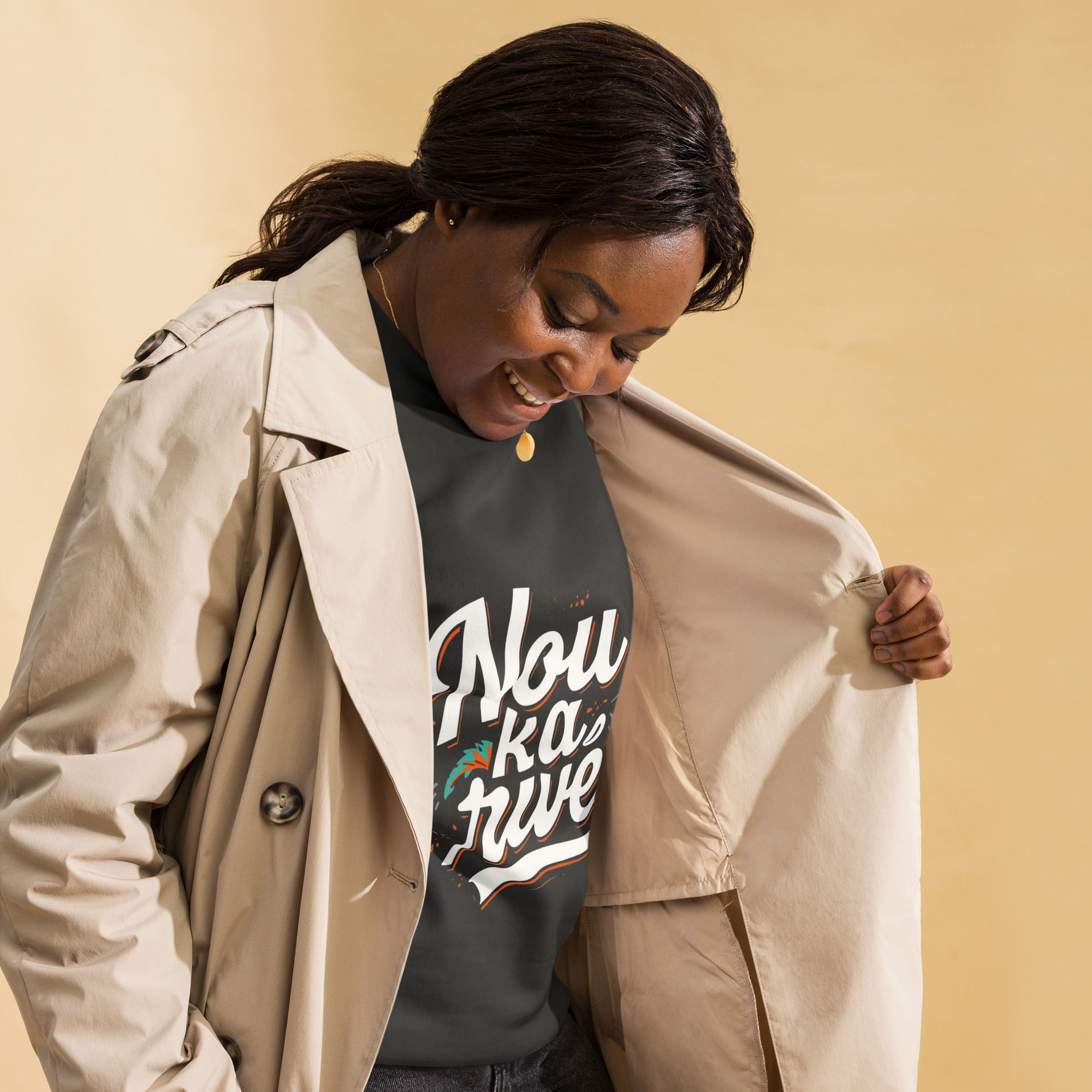 Sweatshirt premium unisexe NOU KA RIVE NUDEN – Image 17