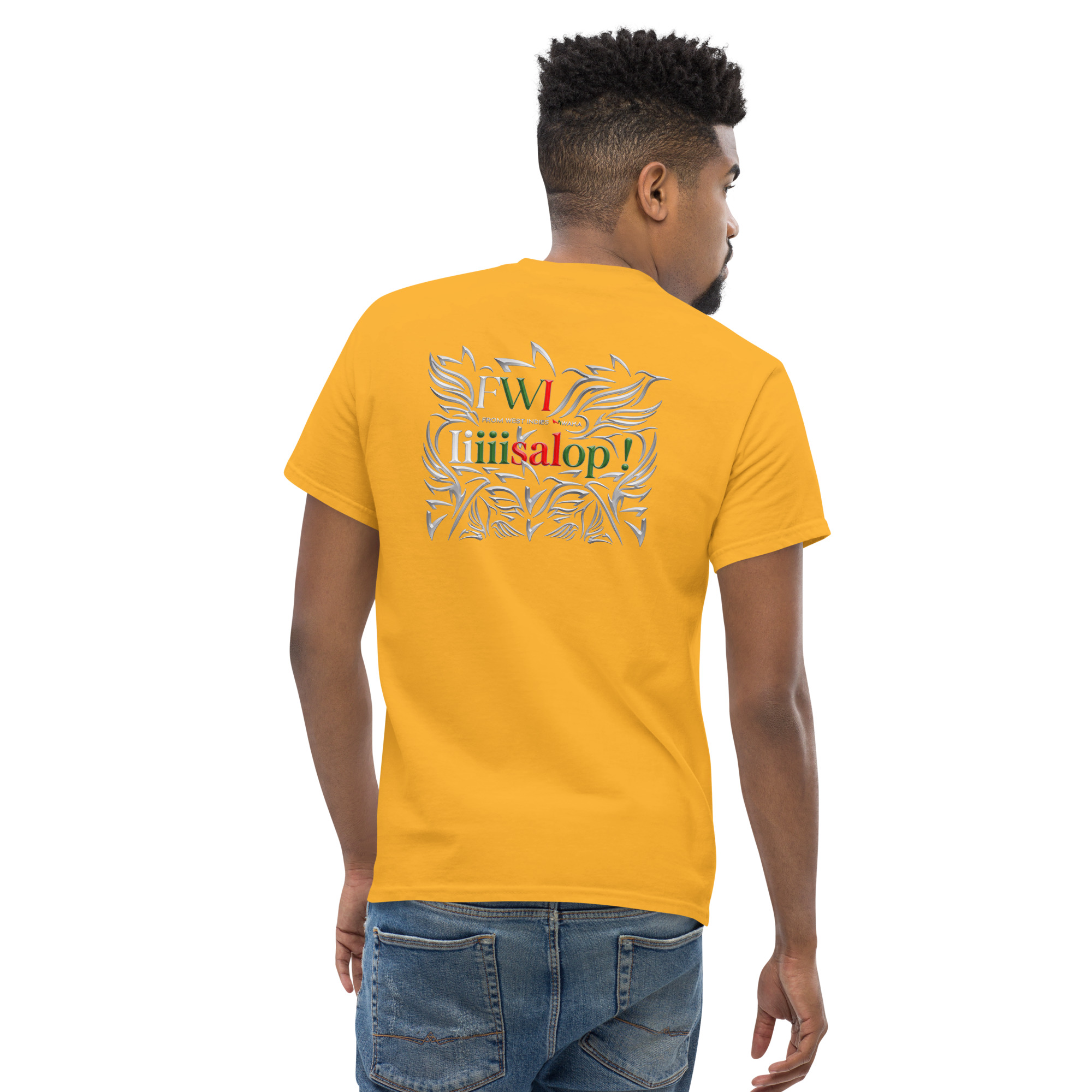 T-shirt classique unisexe Is** – Image 3