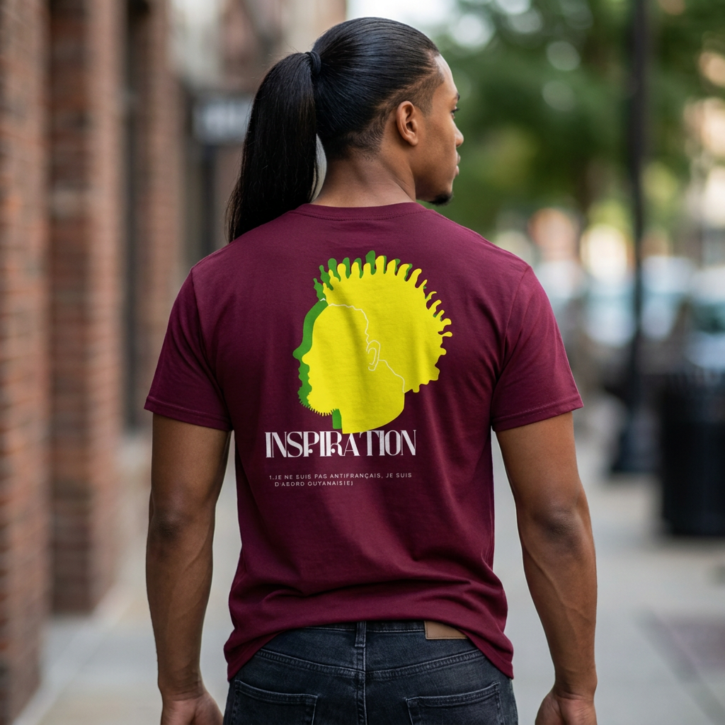 T-shirt homme Guyane Face