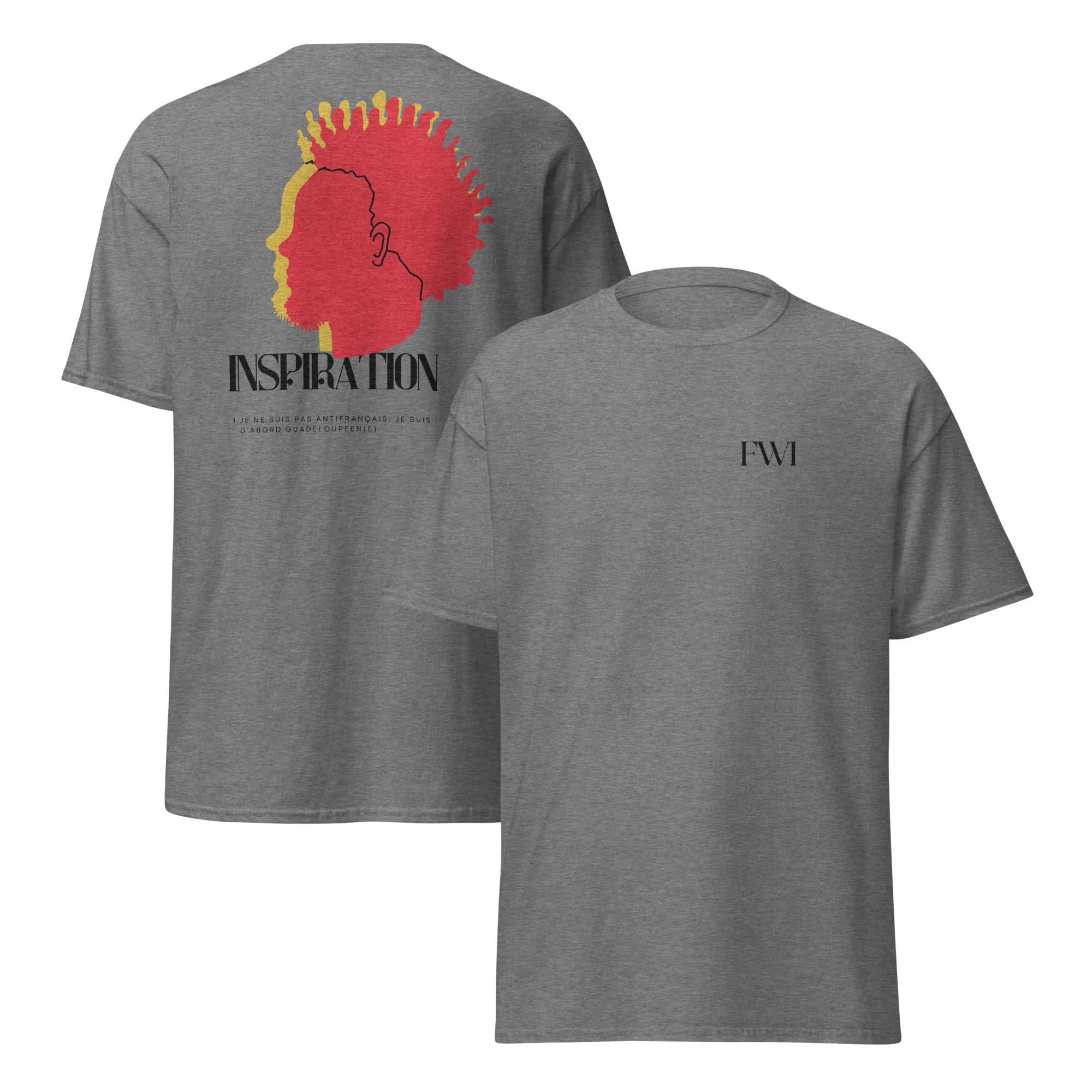 T-shirt classique homme Guadeloupe Face – Image 7