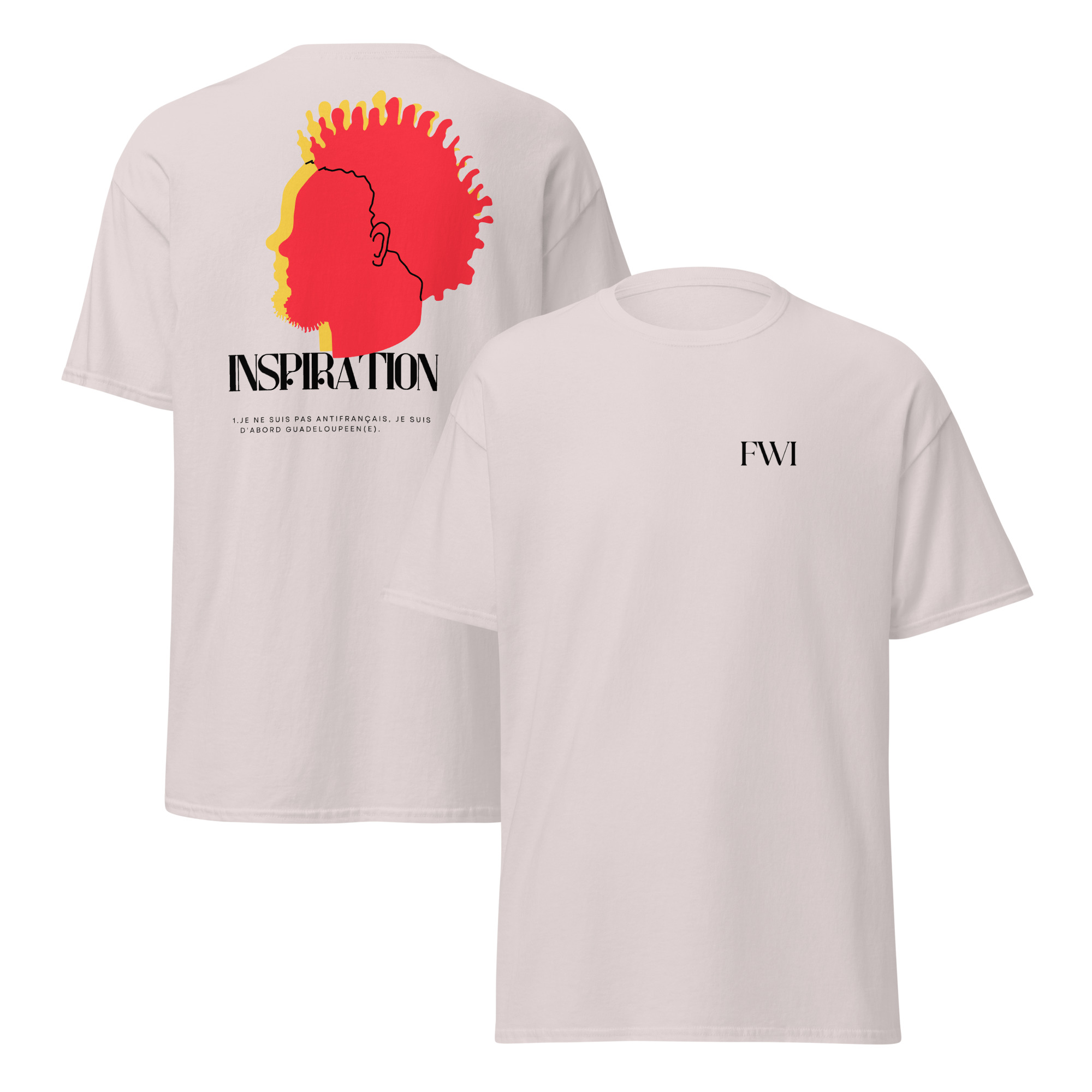 T-shirt classique homme Guadeloupe Face – Image 8