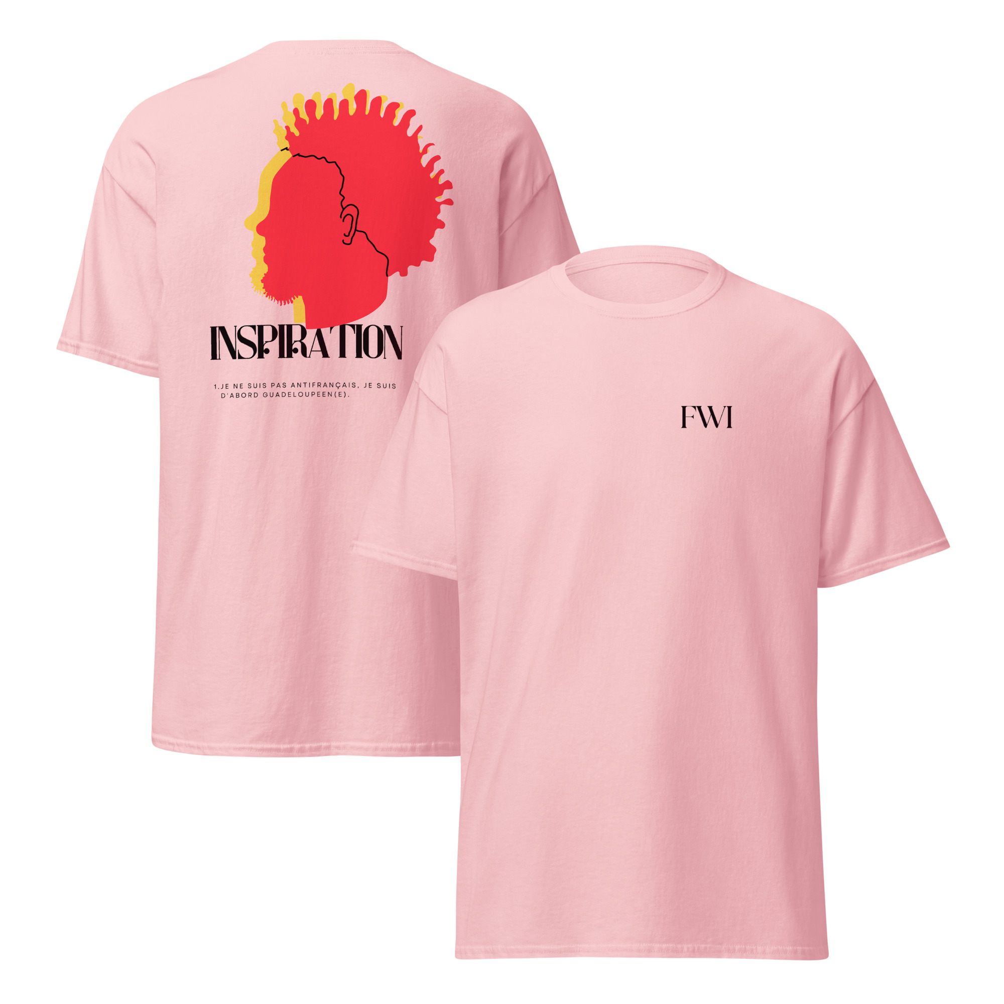 T-shirt classique homme Guadeloupe Face – Image 2