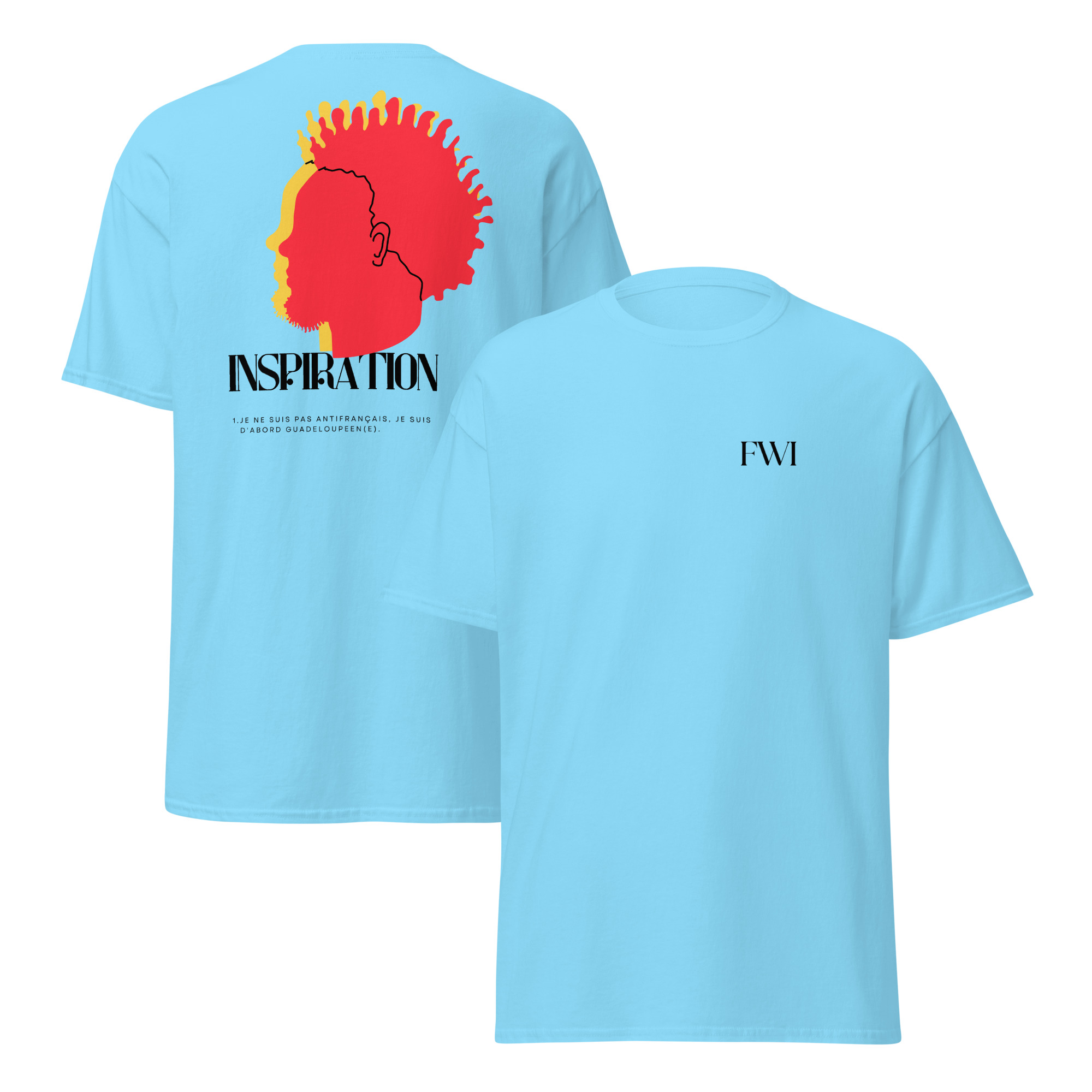 T-shirt classique homme Guadeloupe Face – Image 3