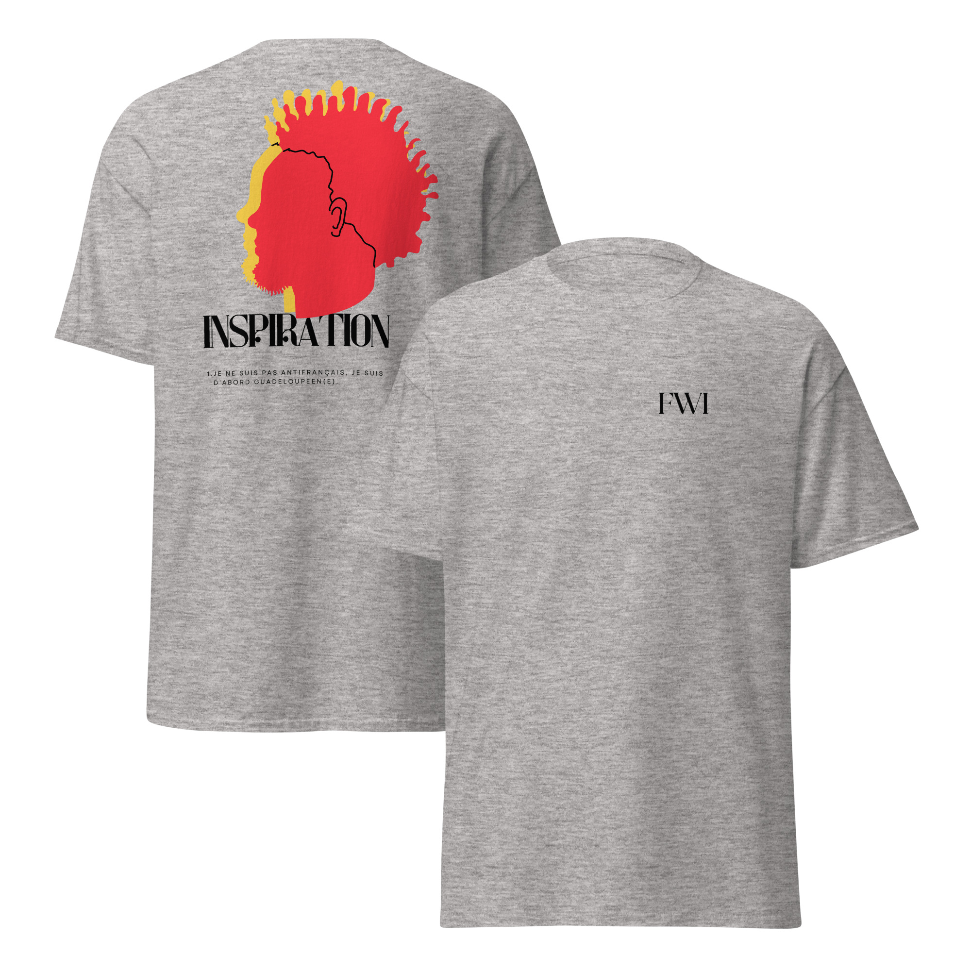 T-shirt classique homme Guadeloupe Face – Image 4