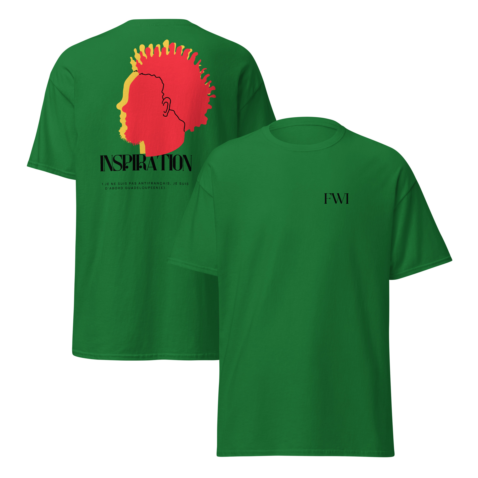 T-shirt classique homme Guadeloupe Face – Image 6