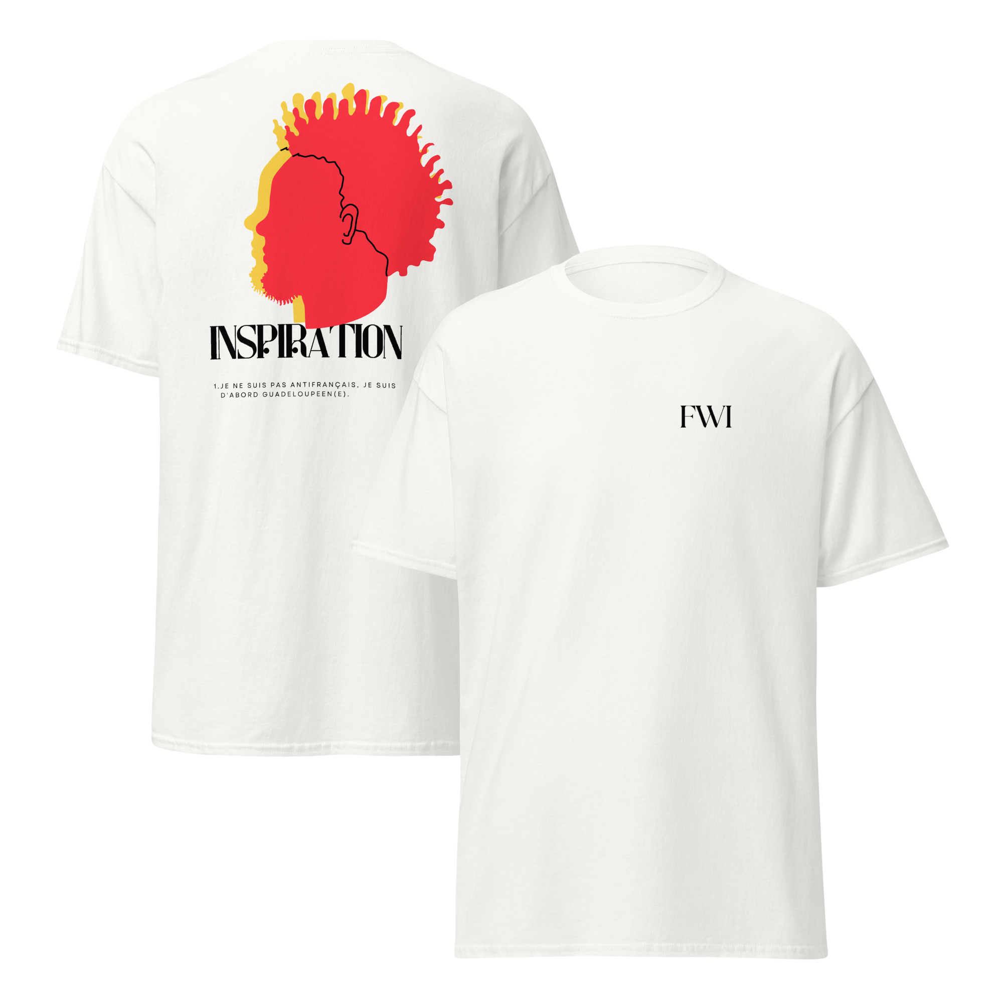 T-shirt classique homme Guadeloupe Face – Image 5